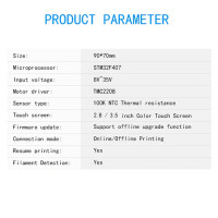 Anet ET4 Pro / ET5 Pro Mainboard mit TMC2208 Treiber und Marlin Firmware optional - Technische Daten