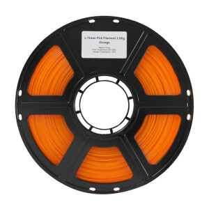 Flashforge PLA Filament - Orange Transparent - 1,75 mm - 1 kg - Ansicht Seite