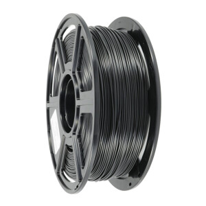 Flashforge PETG Filament - Schwarz - 1,75 mm - 1 kg - Ansicht Spule vorne