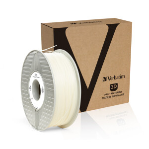 Verbatim PP Filament - Natur - 55952 - 1,75mm - 500g - Ansicht Spule mit Verpackung