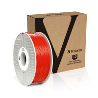 Verbatim ABS Filament - Rot - 55030 - 1,75mm - 1kg - Ansicht Spule mit Verpackung