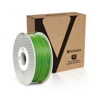 Verbatim ABS Filament - Grün - 55031 - 1,75mm - 1kg - Ansicht Spule mit Verpackung