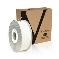 Verbatim PLA Filament - Weiß - 55315 - 1,75mm - 1kg - Ansicht Spule mit Verpackung