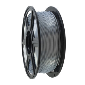 Flashforge PLA Silk Filament - Silber - 1,75 mm - 1 kg - Ansicht Spule