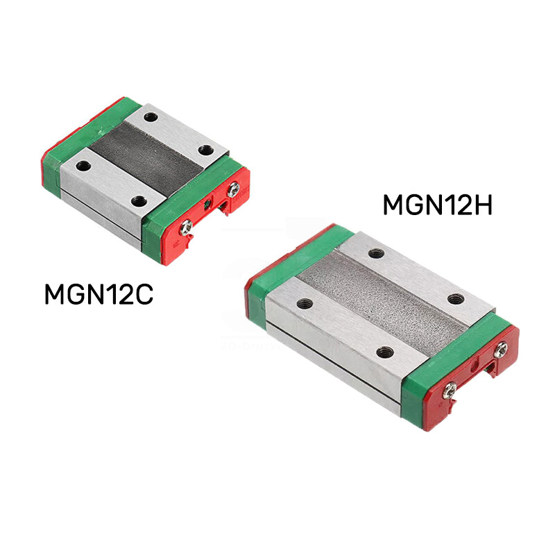 250/300/ 400/500/ 550 mm lineares Schiebewerkzeug mit MGN12H Schlossblock für 3D-Drucker und CNC-Maschine. MGN12H Mini-Schienenführung 
