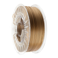 Spectrum Filaments PETG Premium - Pearl Gold - 1,75mm - 1kg - Ansicht Spule vorne