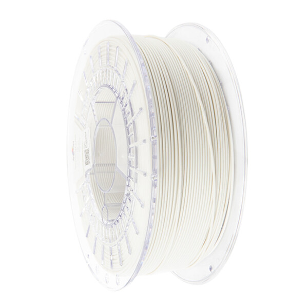 Spectrum Filaments PETG Matt - Polar White - 1,75mm - 1kg - Ansicht Spule vorne