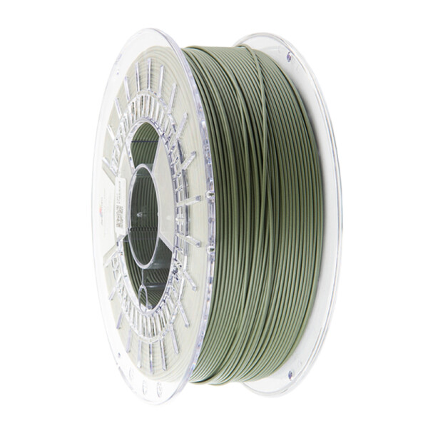 Spectrum Filaments PETG Matt - Olive Green - 1,75mm - 1kg - Ansicht Spule vorne