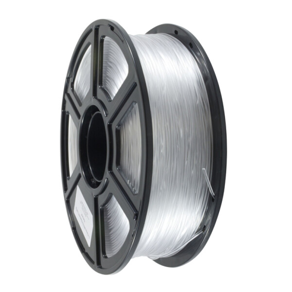 Flashforge PETG Filament - Natur - 1,75 mm - 1 kg - Ansicht Spule Seite