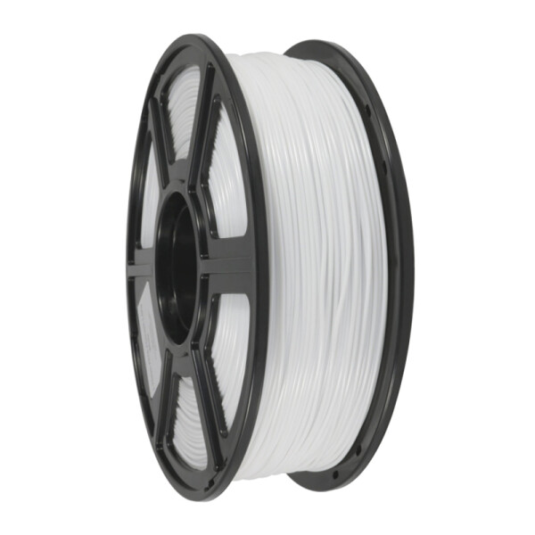 Flashforge PETG Filament - Weiß - 1,75 mm - 1 kg - Ansicht Spule vorne