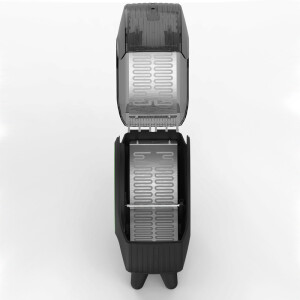 sunlu-filadryer-s2-filament-trockner-schwarz-ansicht-vorne-deckel-offen