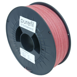 Filament PLA purefil of Switzerland 1.75 mm faserrot 1 kg...