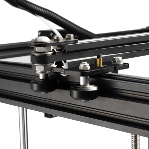 Creality3D Ender 5 Plus 3D-Drucker Bausatz - 350x350x400mm Detailansicht V Slot Führungen