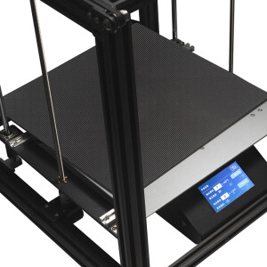 Creality3D Ender 5 Plus 3D-Drucker Bausatz - 350x350x400mm Ansicht Druckbett und Z Achsen