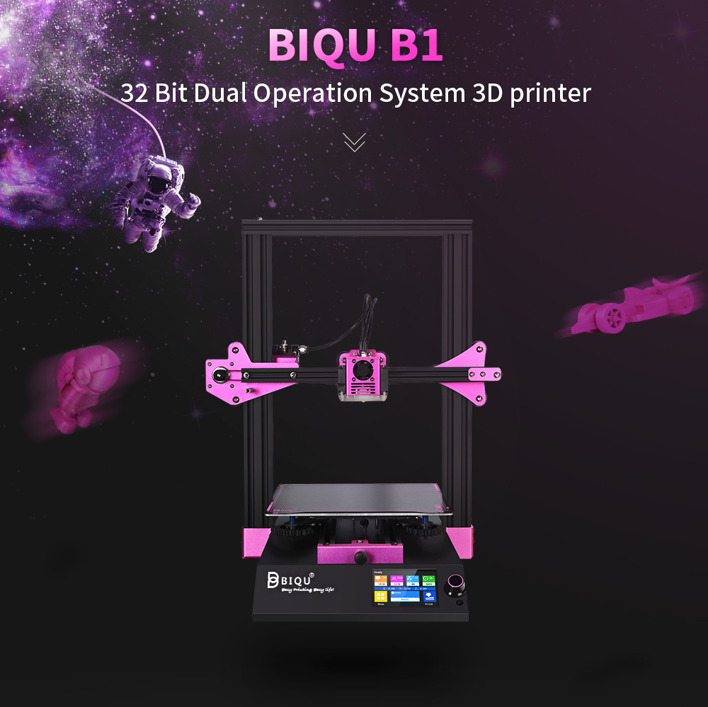 BIQU B1 3D-Drucker Bausatz - 235x235x270mm - Duales Betriebssystem