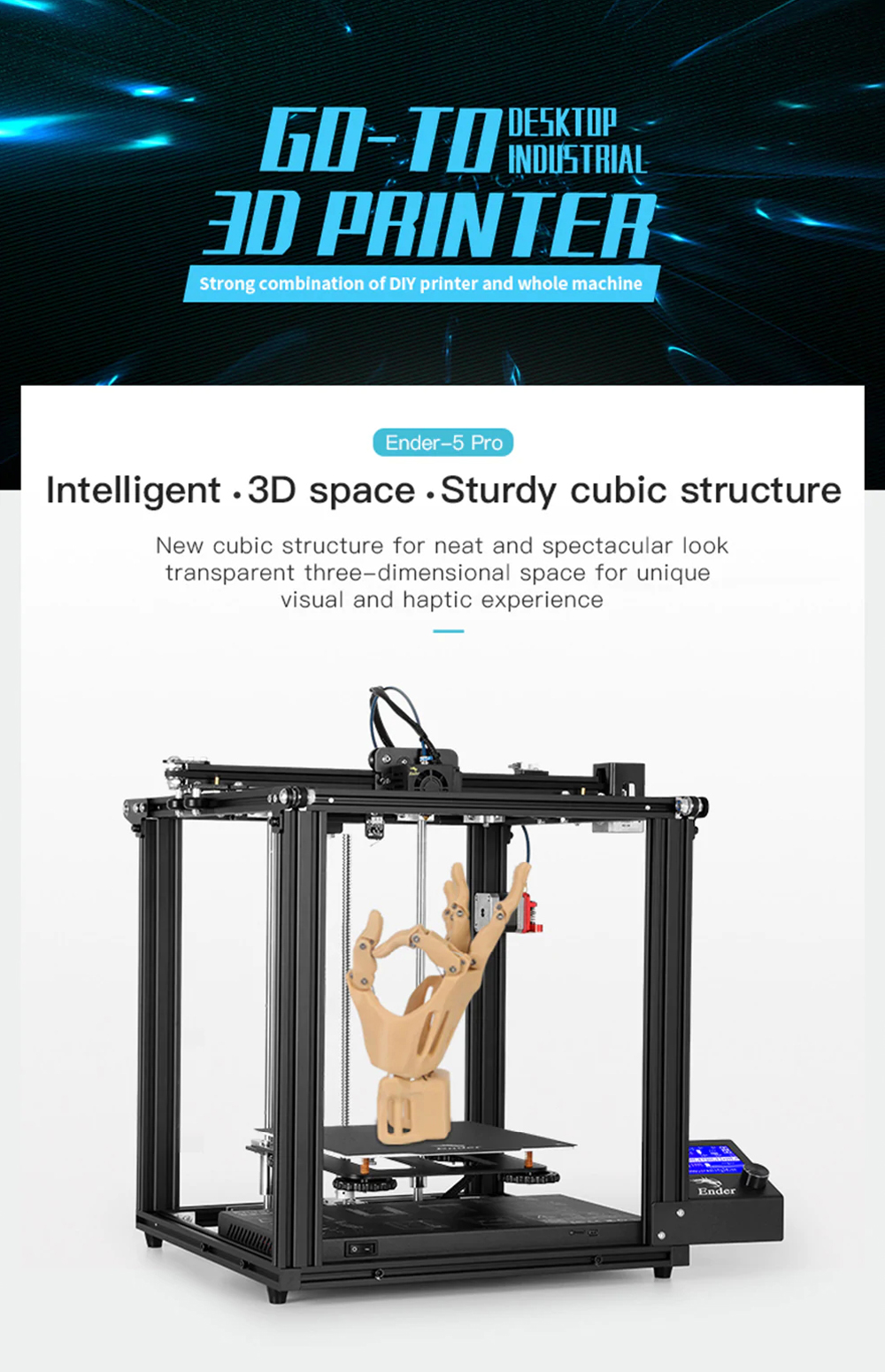 Creality3D Ender 5 Pro 3D-Drucker Bausatz - 220x220x300mm - Vorstellung Ender 5 Pro