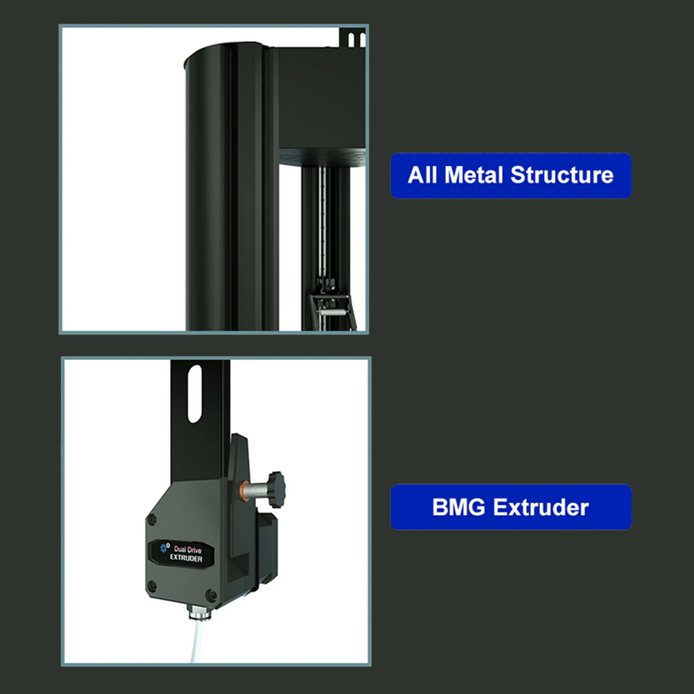 FLSUN SR 3D-Drucker Bausatz - 260x260x330mm - All Metal Structure - BMG Extruder