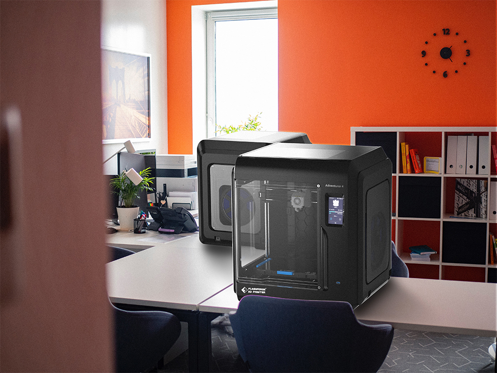 Flashforge Adventurer 4 3D-Drucker - 220x200x250mm - Anwendung in Laboren und Büros